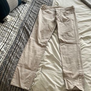 Tan American Eagle jeans